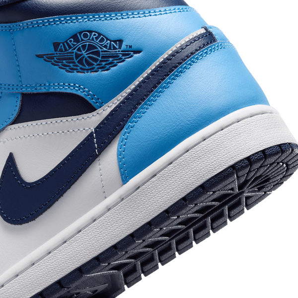 Jordan AJ 1 Mid - Men's - Midnight Navy/Univ Blue/Sail - Image 8