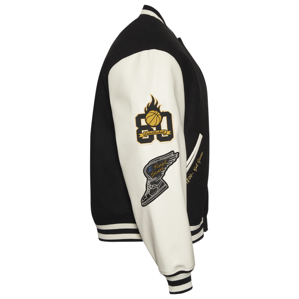 Eastbay Varsity Jacket - Men's - White/Black - Image 3