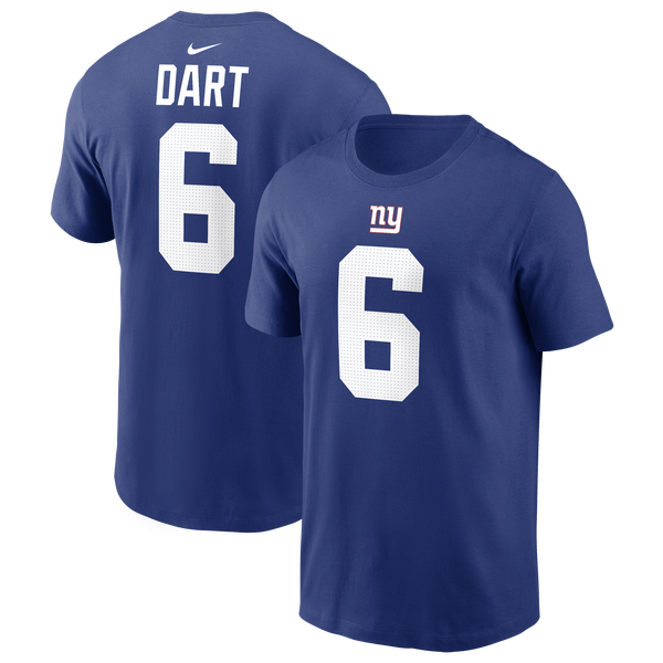 Nike Giants Name & Number T-Shirt - Men's - Rush Blue