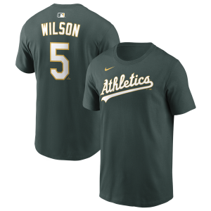 Nike MLB Name & Number Short Sleeve T-Shirt - Men's - Green