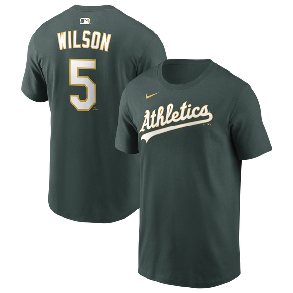 Nike MLB Name & Number Short Sleeve T-Shirt - Men's - Green