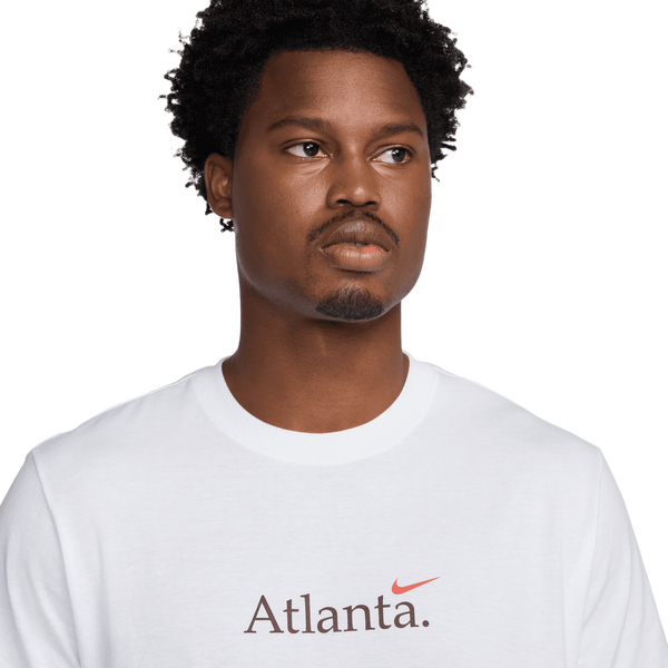Nike Atlanta Short Sleeve Crew T-Shirt - Men's - White - Image 3
