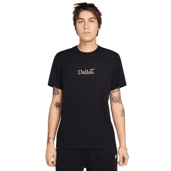 Nike Dallas Short Sleeve Crew T-Shirt - Men's - White/Black