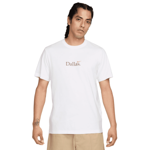 Nike Dallas Short Sleeve Crew T-Shirt - Men's - White/Cosmic Clay