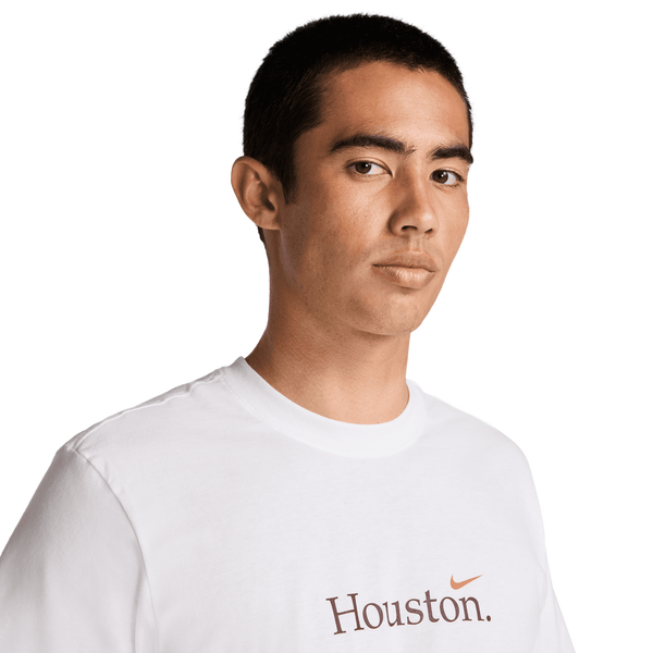 Nike Houston Short Sleeve Crew T-Shirt - Men's - White - Image 3