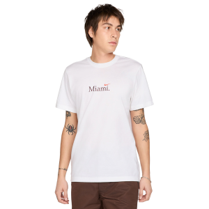 Nike Miami Short Sleeve Crew T-Shirt - Men's - White
