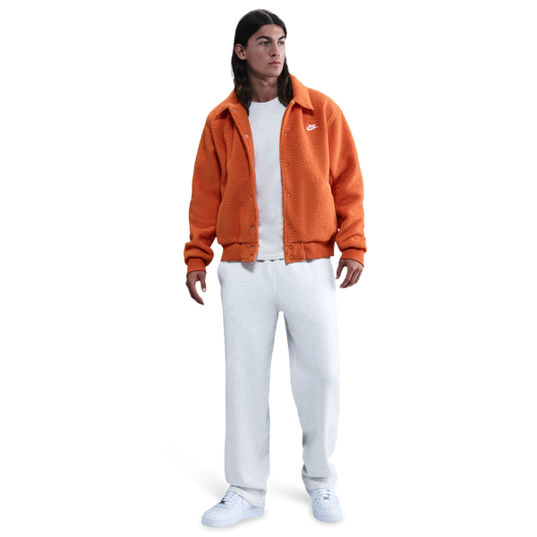 Nike Club Fleece Bungee Pants - Men's - Birch Heather/White/White