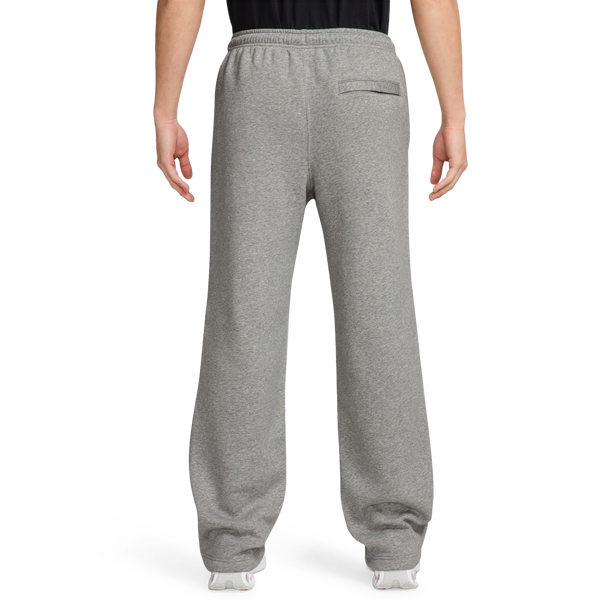 Nike Club Fleece Bungee Pants - Men's - Dark Heather Grey/White - Image 2