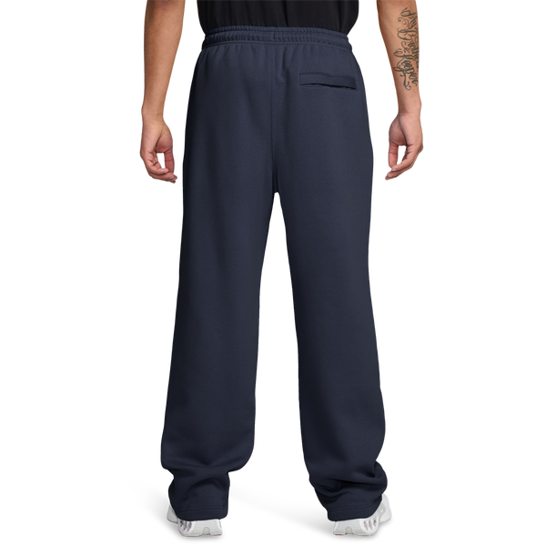 Nike Club Fleece Bungee Pants - Men's - Obsidian/White - Image 2