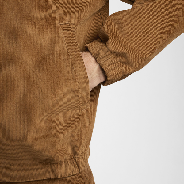 Nike Club Harrington Corduroy Jacket - Men's - Light British Tan/White - Image 3