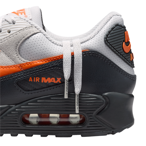 Nike Air MAX 90 - Men's - Vast Grey/Safety Orange/Anthracite - Image 8