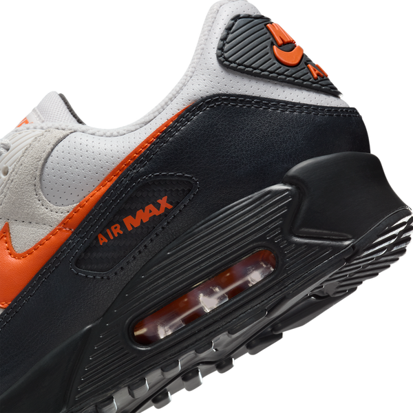 Nike Air MAX 90 - Men's - Vast Grey/Safety Orange/Anthracite - Image 9