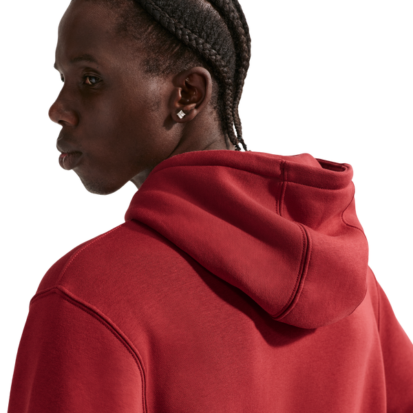 Nike Club BB Hoodie CTB - Men's - Team Crimson/Lt Khaki/Team Crimson - Image 2