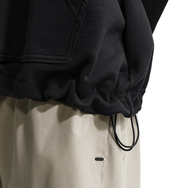 Nike Club French Terry Pullover Hoodie - Men's - Black/White/Black - Image 3
