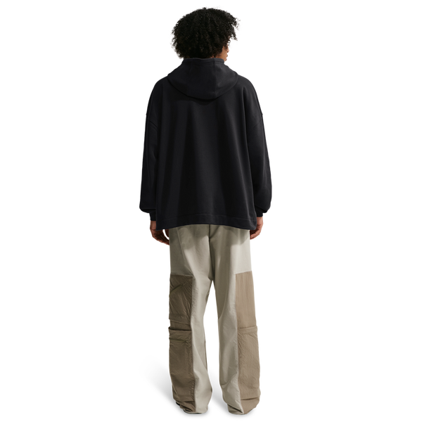 Nike Club French Terry Pullover Hoodie - Men's - Black/White/Black - Image 5
