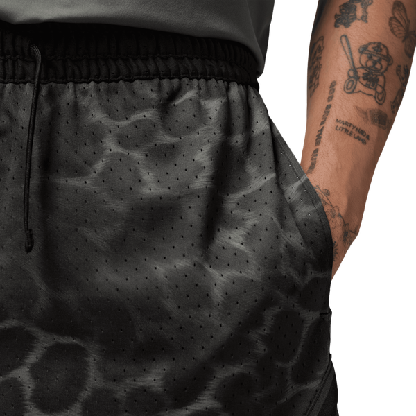 Jordan Dri-FIT SPT AOP Diamond Shorts - Men's - Black/Gray - Image 3