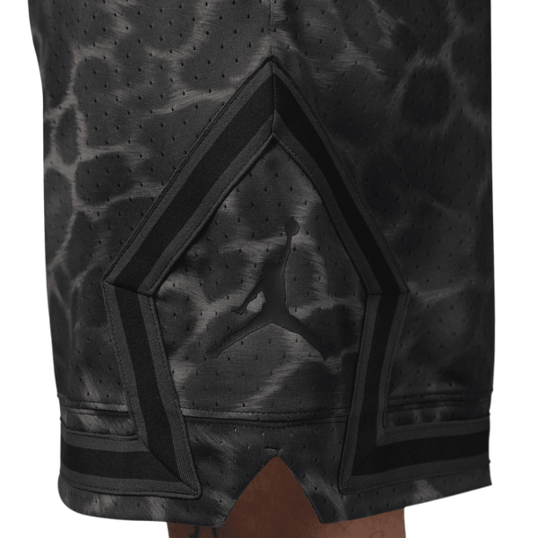 Jordan Dri-FIT SPT AOP Diamond Shorts - Men's - Black/Gray - Image 4