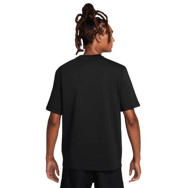Jordan Dri-FIT Sport Graphic Short Sleeve Crew - Men's - Black/White - Image 2
