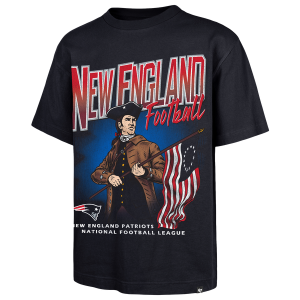 47 Brand NFL Patriots Wilderness T-Shirt - Men's - Navy