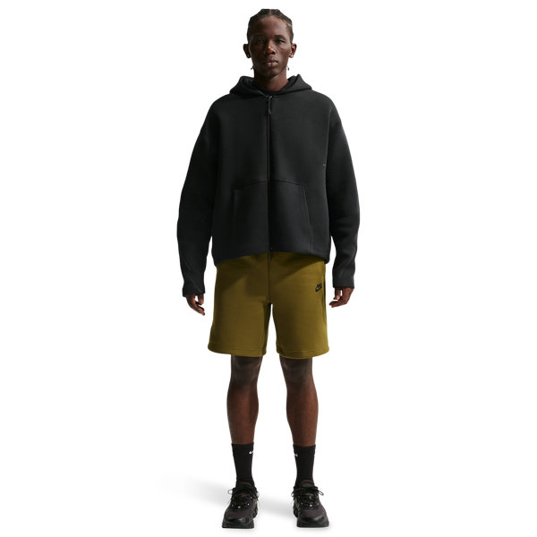 Nike Tech Fleece Ergo Full-Zip - Men's - Black/Black - Image 3