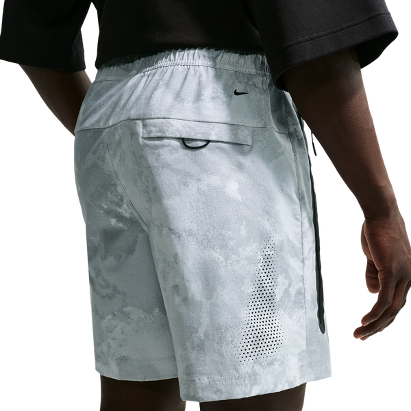 Nike Tech Woven Shorts - Men's - Black/Pure Platinum - Image 2