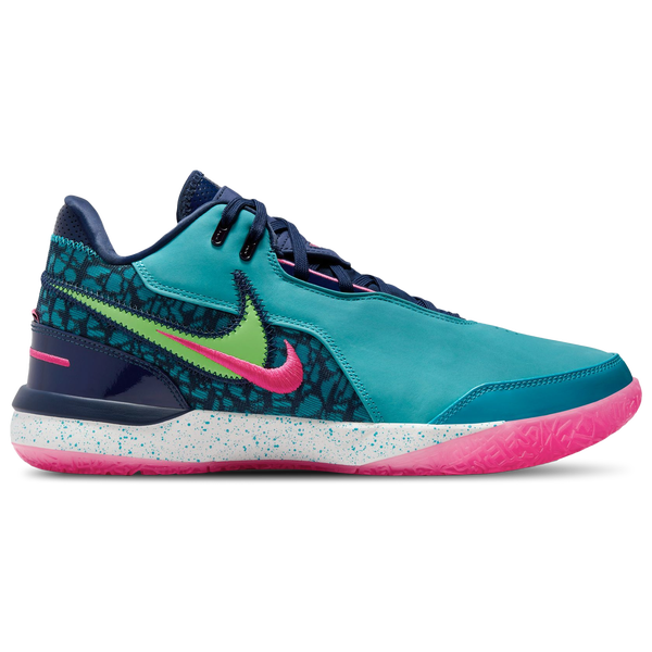 Nike Zoom LeBron NXXT Gen Amped - Men's - Green/Navy/Pink