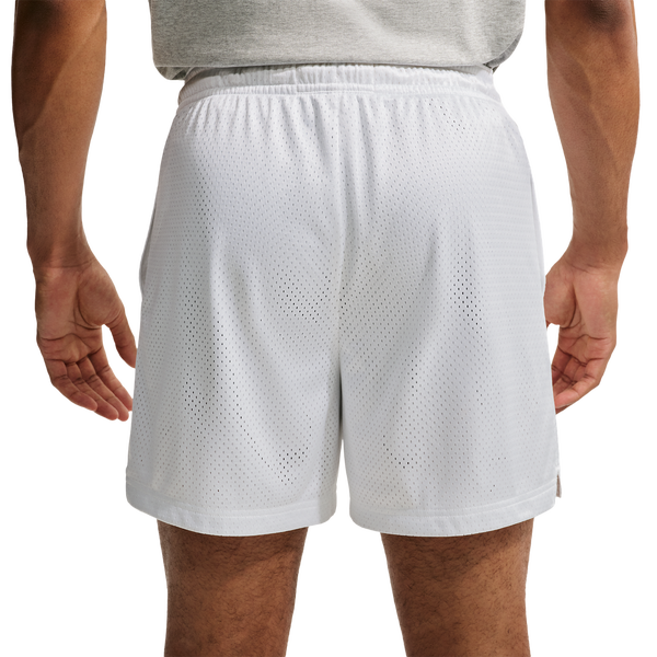 Nike Dri-FIT Standard Issue Mesh 5IN Shorts - Men's - Pale Ivory/White/Black - Image 2