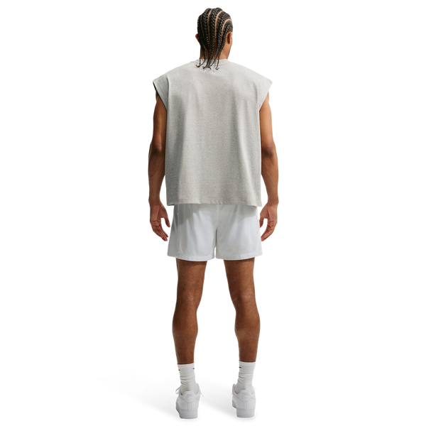 Nike Dri-FIT Standard Issue Mesh 5IN Shorts - Men's - Pale Ivory/White/Black - Image 4
