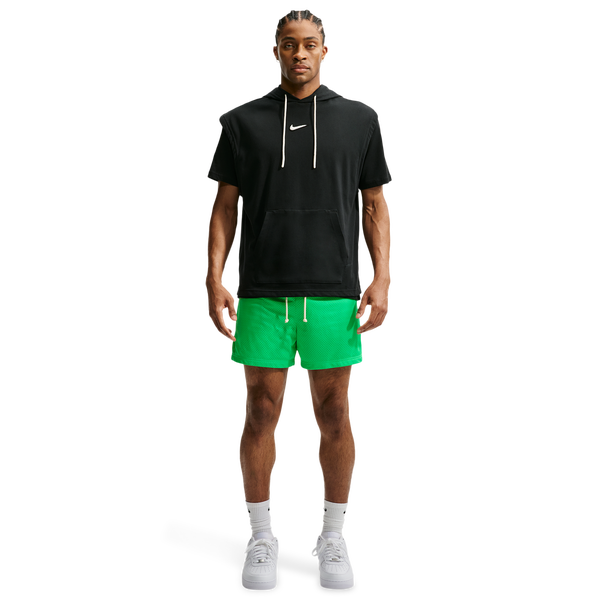 Nike Dri-FIT Standard Issue Mesh 5IN Shorts - Men's - Green Shock/Pale Ivory - Image 3