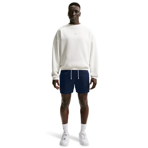 Nike Dri-FIT Standard Issue Mesh 5IN Shorts - Men's - Pale Ivory/Midnight Navy/Pale Ivory - Image 3