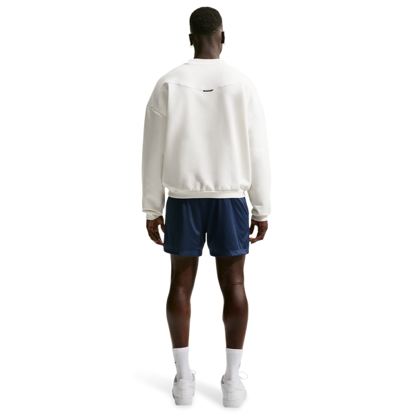 Nike Dri-FIT Standard Issue Mesh 5IN Shorts - Men's - Pale Ivory/Midnight Navy/Pale Ivory - Image 4