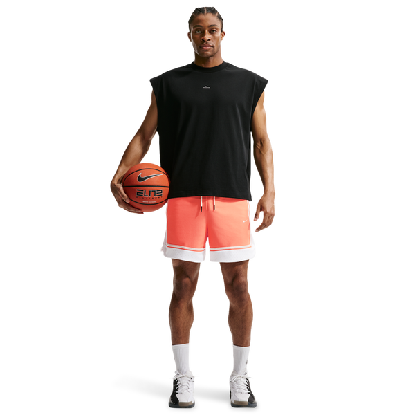 Nike Dri-FIT SI GM Pro 6IN Shorts - Men's - Turf Orange/White/Pale Ivory - Image 3
