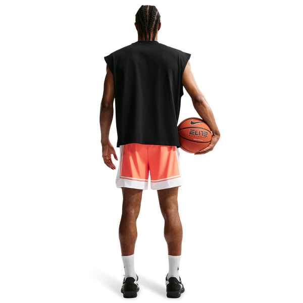 Nike Dri-FIT SI GM Pro 6IN Shorts - Men's - Turf Orange/White/Pale Ivory - Image 4