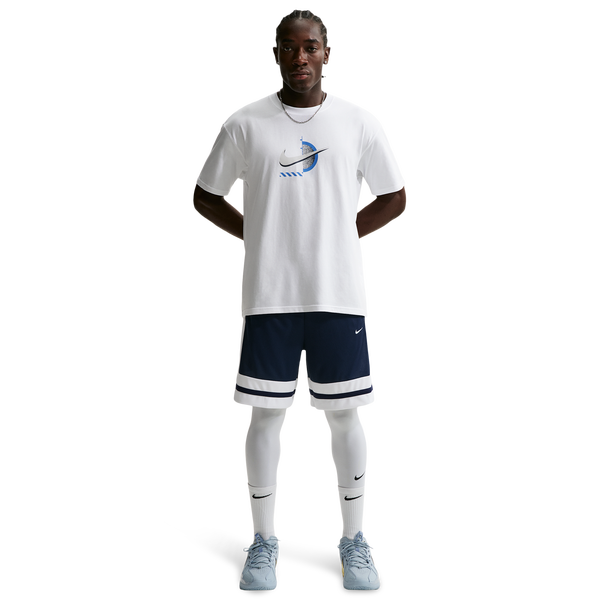 Nike Dri-FIT Game Classic 8" Shorts - Men's - Midnight Navy/White/Midnight Navy - Image 3