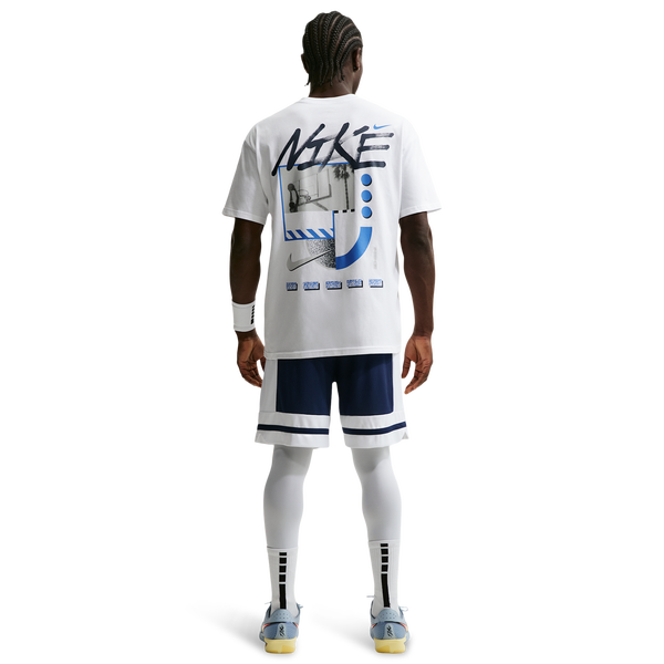 Nike Dri-FIT Game Classic 8" Shorts - Men's - Midnight Navy/White/Midnight Navy - Image 4
