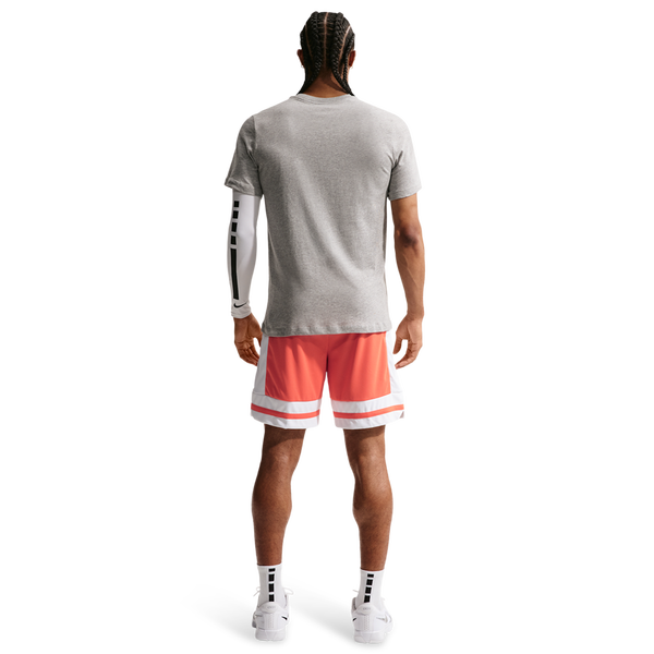 Nike Dri-FIT Game Classic 8" Shorts - Men's - White/Turf Orange/Turf Orange - Image 4