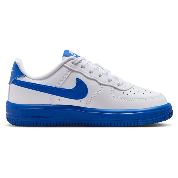 Nike Air Force 1 Low Lace - Boys' Preschool - White/Game Royal