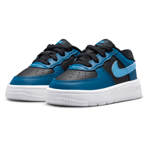 Nike Air Force 1 Low Lace - Boys' Toddler - Dutch Blue/Court Blue/Black - Image 6