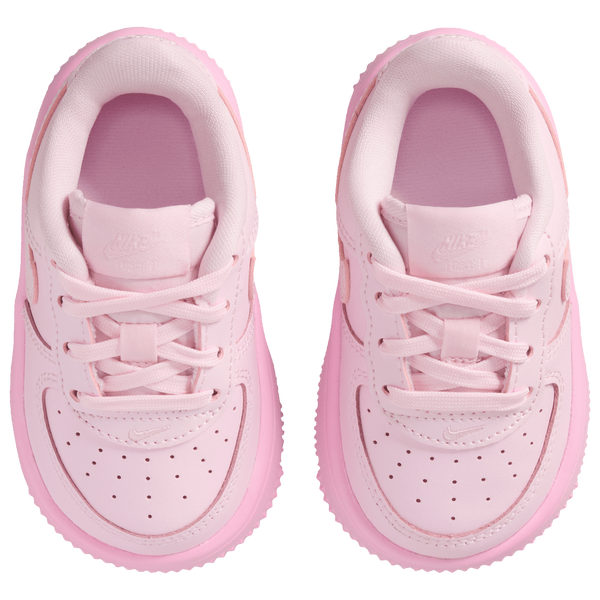 Nike Air Force 1 Low Lace - Boys' Toddler - Pink Foam/Pink Foam/Pink Rise - Image 4