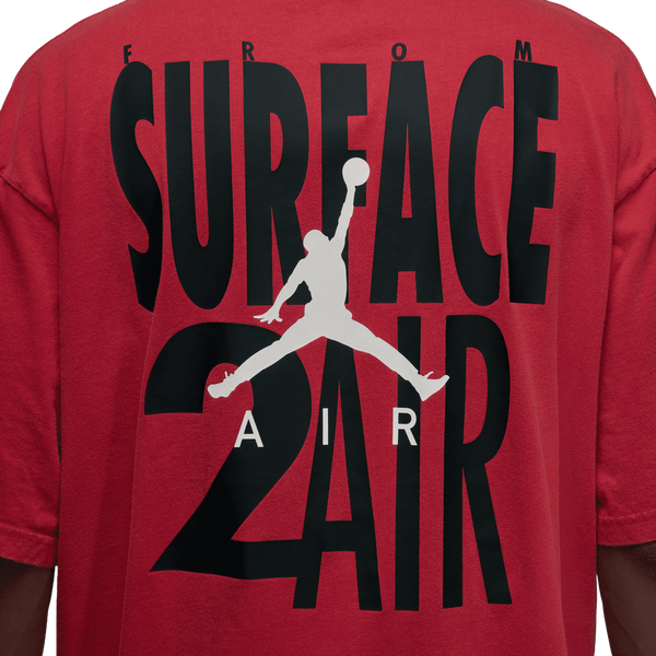 Jordan Brooklyn 2Air Reissue Short Sleeve Crew - Men's - Red/Black - Image 5