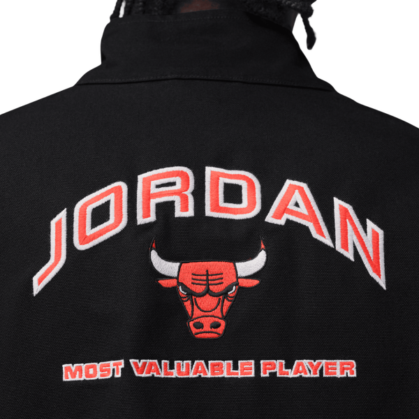 Jordan Flight Graphic Workwear Jacket - Men's - White/Black - Image 7