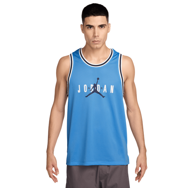 Jordan Brooklyn Mesh Jersey - Men's - Blue/Black