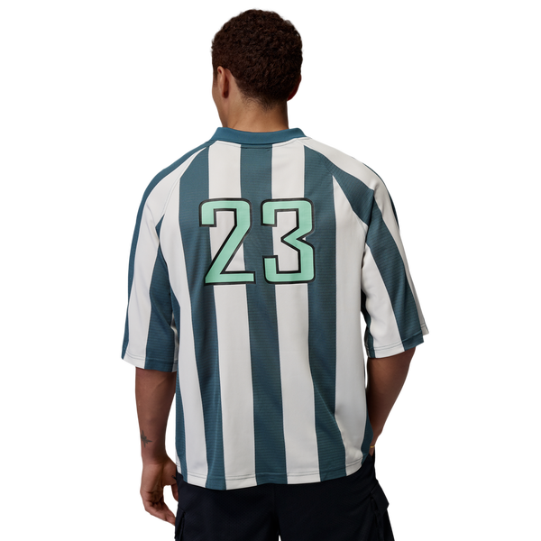 Jordan Brooklyn Terrace Short Sleeve Top - Men's - Sail/Ash Green/Black - Image 2