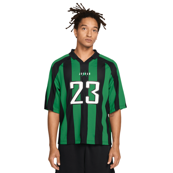 Jordan Brooklyn Terrace Short Sleeve Top - Men's - Black/Lucky Green