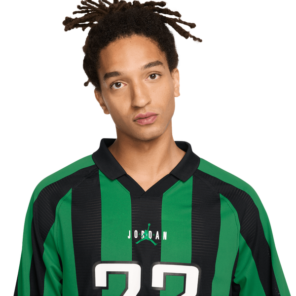 Jordan Brooklyn Terrace Short Sleeve Top - Men's - Black/Lucky Green - Image 3
