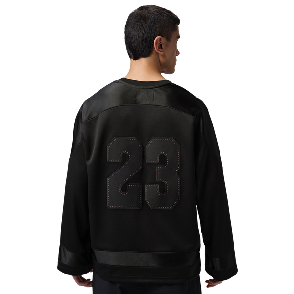 Jordan brooklyn Festival Jersey - Men's - Black/Black - Image 2