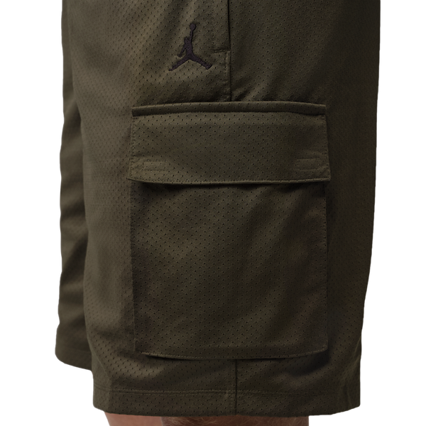 Jordan Brooklyn Festival Cargo Shorts - Men's - Cargo Khaki/Black - Image 6