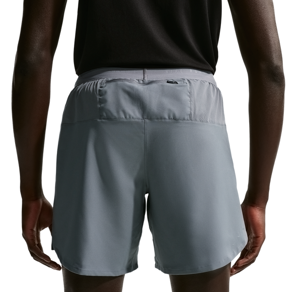 Nike Dri-FIT Stride 2in1 7" Shorts - Men's - Smoke Grey/Reflective Silver - Image 2