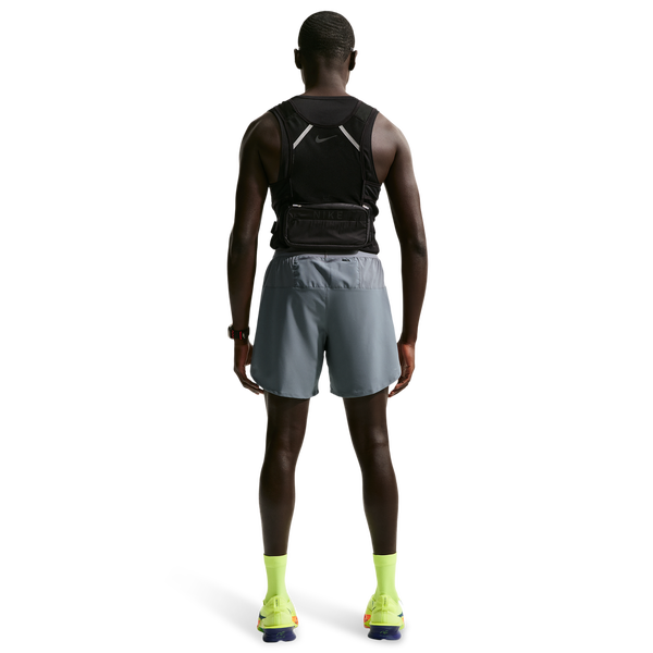 Nike Dri-FIT Stride 2in1 7" Shorts - Men's - Smoke Grey/Reflective Silver - Image 4