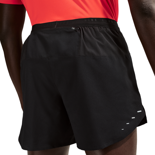 Nike Dri-FIT Stride 5in Brief-Lined Shorts - Men's - Black/Reflective Silver - Image 2
